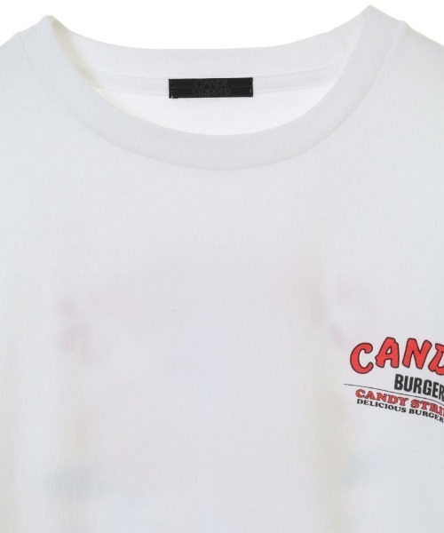 Candy Stripper（キャンディストリッパー）の「CANDY'S BURGER L/S TEE（Tシャツ/カットソー・レディース・オフホワイト/ブラック/イエロー・2）」の7枚目の写真