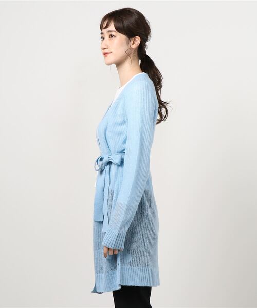 マリメッコ marimekko Lokki / Ynja knit cardigan カーディガン ニット Vネック 長袖 S サーモンピンク ブラウン /ES ■OS レディース マリメッコ marimekko Lokki / Ynja knit cardigan カーディガン