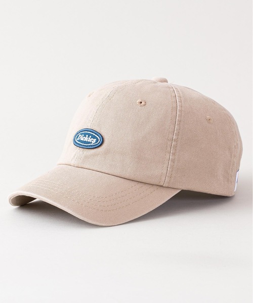 Dickies(ディッキーズ)の「【DICKIES/ディッキーズ】【新デザイン・配色ロゴ】ワッペンローキャップ 浅めシルエット キャッチーなワンポイント 通年素材 全4色(キャップ・メンズ・ホワイト/ブラック/ベージュ/ネイビー・FREE)」の3枚目の写真