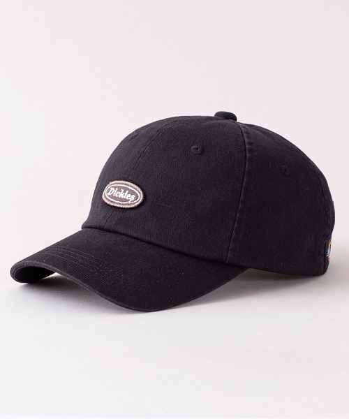 Dickies(ディッキーズ)の「【DICKIES/ディッキーズ】【新デザイン・配色ロゴ】ワッペンローキャップ 浅めシルエット キャッチーなワンポイント 通年素材 全4色(キャップ・メンズ・ホワイト/ブラック/ベージュ/ネイビー・FREE)」の2枚目の写真
