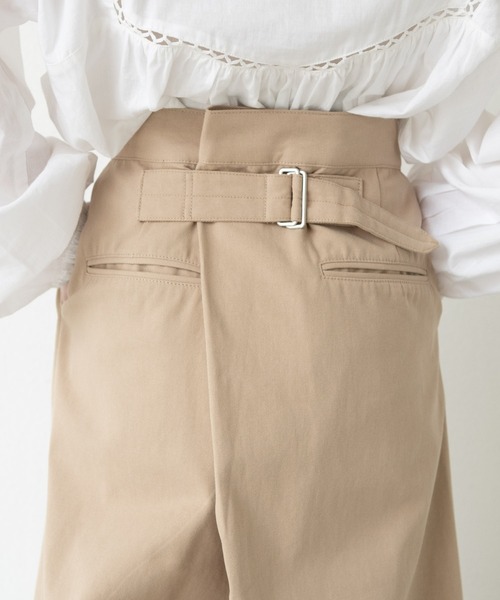 MERLOT（メルロー）の「ツイルバックタックワイドパンツ（チノパンツ・レディース・アイボリー/ベージュ・FREE）」の17枚目の写真