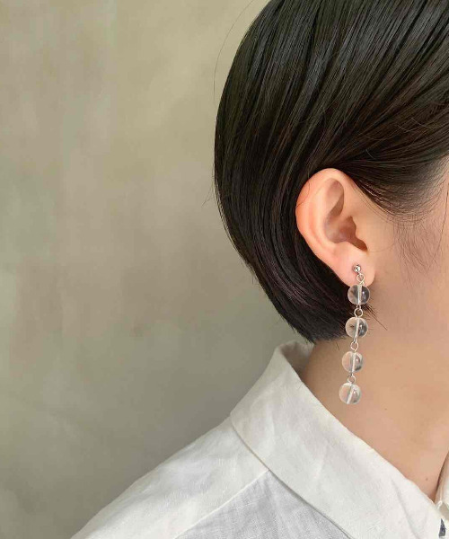 caph（カーフ）の「アンティークガラス連なりイヤリング（イヤリング・レディース・その他・FREE）」の4枚目の写真