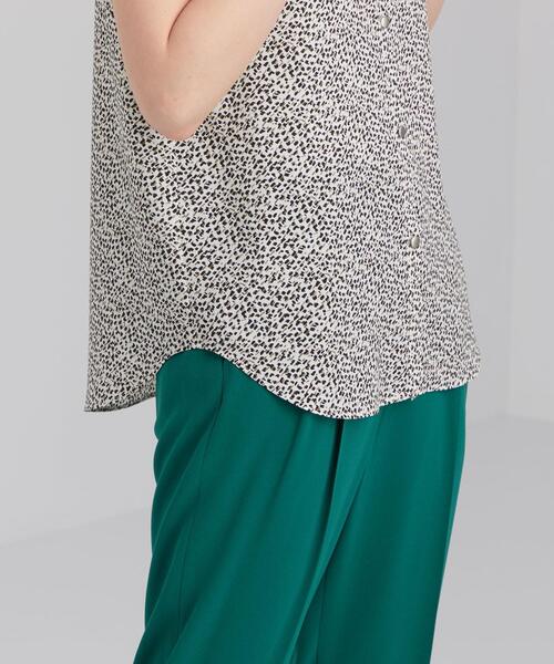 green label relaxing（グリーンレーベルリラクシング）の「CB バンドカラー フレンチ ブラウス（シャツ/ブラウス・レディース・ライトグレー/ライトブルー/その他1/シャーベット・FREE）」の10枚目の写真