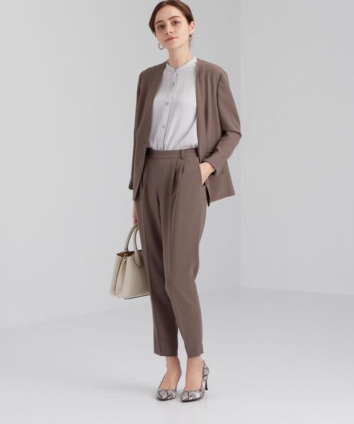 green label relaxing（グリーンレーベルリラクシング）の「CB バンドカラー フレンチ ブラウス（シャツ/ブラウス・レディース・ライトグレー/ライトブルー/その他1/シャーベット・FREE）」の16枚目の写真