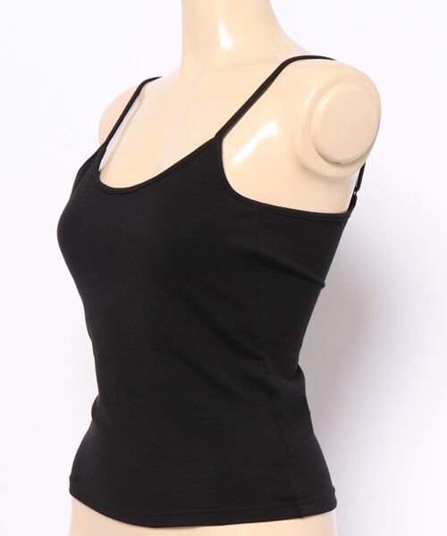 ENVYM（アンビー）の「バックオープンキャミ（キャミソール・レディース・ホワイト/ブラック・FREE）」の5枚目の写真