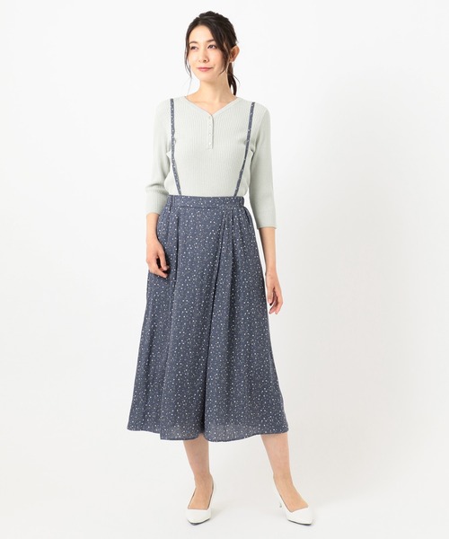 ANY SIS(エニィスィス)の「【2SET】プチフラワー パンツ セット(ドレス・レディース・ライトグレー系4/黄土色系4・3/1/2)」の7枚目の写真