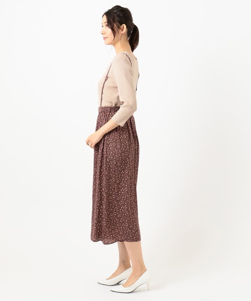 ANY SIS(エニィスィス)の「【2SET】プチフラワー パンツ セット(ドレス・レディース・ライトグレー系4/黄土色系4・3/1/2)」の15枚目の写真