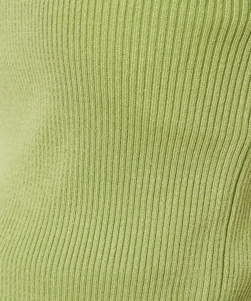 prose verse（プロズヴェール）の「ボートネック半袖リブニットプルオーバー（ニット/セーター・レディース・ブラック/パープル/アイボリー/グレイッシュベージュ/ライム・ﾌﾘ-）」の13枚目の写真