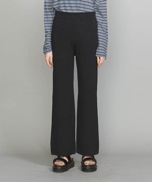 BEAUTY&YOUTH UNITED ARROWS(ビューティーアンドユースユナイテッドアローズ)の「BY フルニードルニットパンツ -ウォッシャブル-(その他パンツ・レディース・ブラック/ナチュラル/イエロー・FREE)」の4枚目の写真