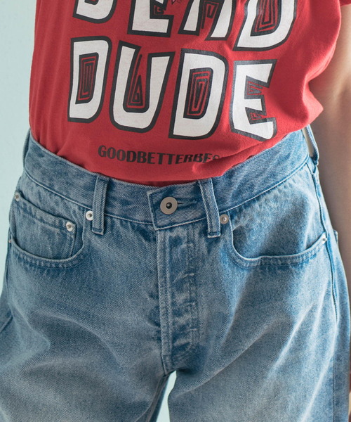 URBAN RESEARCH(アーバンリサーチ)の「GOODBETTERBEST カットオフデニムパンツ(デニムパンツ・メンズ・ブラック/ブルー・1/2)」の3枚目の写真