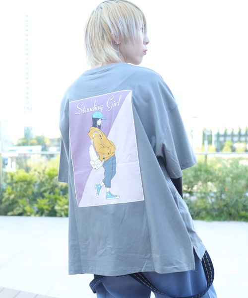 セール 16 Emographic Tee エモグラフィック バックプリント Tシャツ Tシャツ カットソー Hlm エイチエルエム のファッション通販 Zozotown