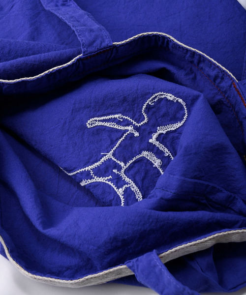 45R（フォーティファイブアール）の「HAYAMAくんのRPMバッグ（エコバッグ/サブバッグ・レディース・キナリ/ブルー・FREE）」の6枚目の写真