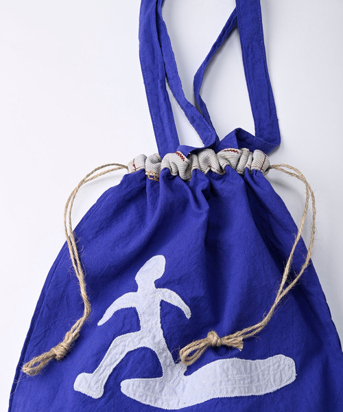 45R（フォーティファイブアール）の「HAYAMAくんのRPMバッグ（エコバッグ/サブバッグ・レディース・キナリ/ブルー・FREE）」の8枚目の写真