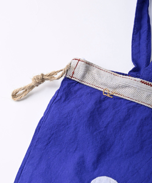 45R（フォーティファイブアール）の「HAYAMAくんのRPMバッグ（エコバッグ/サブバッグ・レディース・キナリ/ブルー・FREE）」の11枚目の写真