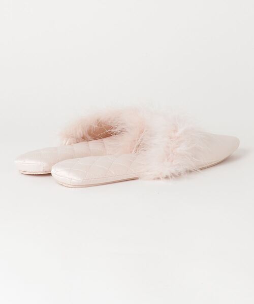 REVEYU(レブユー)の「REVEYU/Sheer Tote bag set fur room mules(ルームシューズ/スリッパ・レディース・ブラック/ライトピンク・FREE)」の6枚目の写真