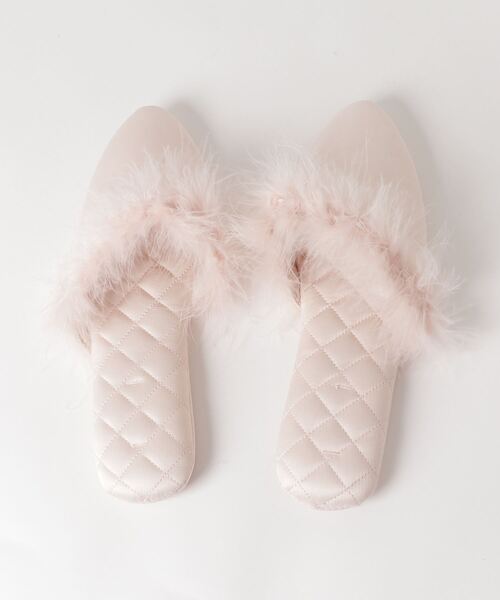 REVEYU(レブユー)の「REVEYU/Sheer Tote bag set fur room mules(ルームシューズ/スリッパ・レディース・ブラック/ライトピンク・FREE)」の8枚目の写真