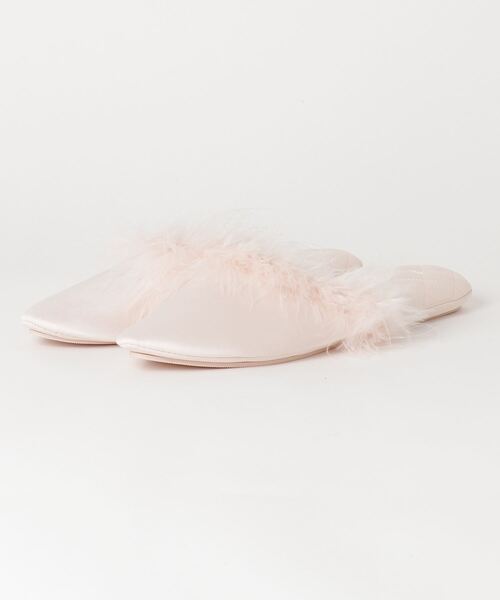 REVEYU(レブユー)の「REVEYU/Sheer Tote bag set fur room mules(ルームシューズ/スリッパ・レディース・ブラック/ライトピンク・FREE)」の5枚目の写真