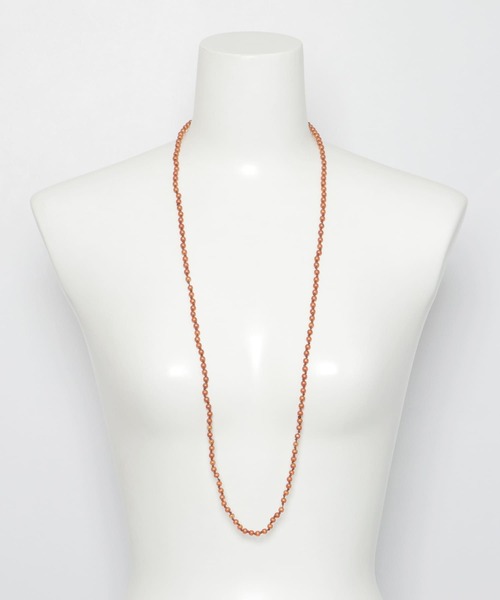 URBAN RESEARCH DOORS(アーバンリサーチドアーズ)の「Bobby creation 一連ビーズネックレス(ネックレス・レディース・ブルー/オレンジ/ベージュ・FREE)」の7枚目の写真