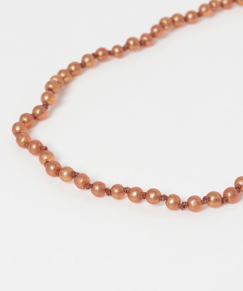 URBAN RESEARCH DOORS(アーバンリサーチドアーズ)の「Bobby creation 一連ビーズネックレス(ネックレス・レディース・ブルー/オレンジ/ベージュ・FREE)」の8枚目の写真