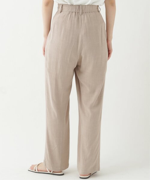 RAY CASSIN（レイカズン）の「レーヨンリネンタブ付きタックパンツ（その他パンツ・レディース・ベージュ/キナリ/カーキ・FREE）」の15枚目の写真