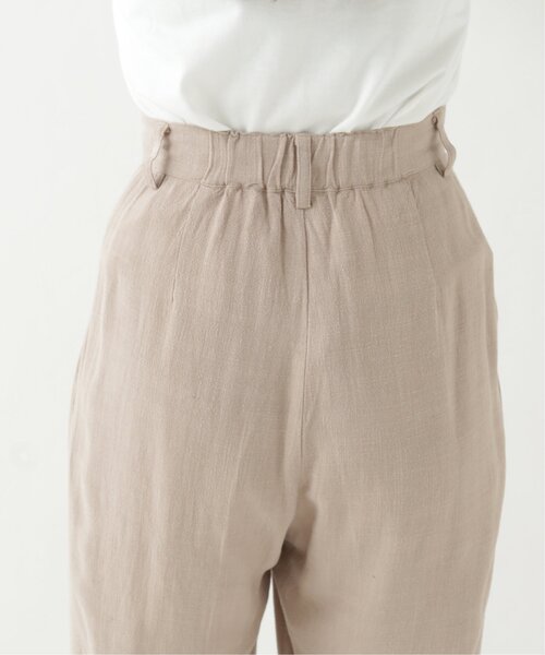 RAY CASSIN（レイカズン）の「レーヨンリネンタブ付きタックパンツ（その他パンツ・レディース・ベージュ/キナリ/カーキ・FREE）」の16枚目の写真