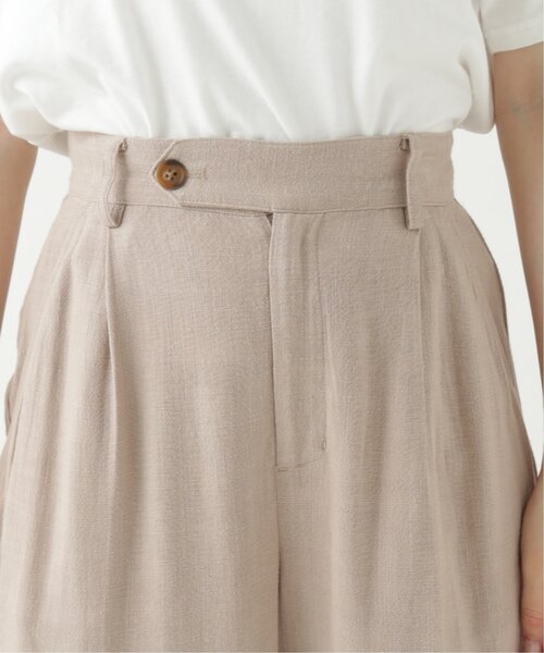 RAY CASSIN（レイカズン）の「レーヨンリネンタブ付きタックパンツ（その他パンツ・レディース・ベージュ/キナリ/カーキ・FREE）」の17枚目の写真