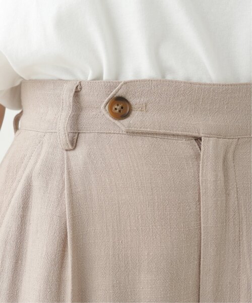 RAY CASSIN（レイカズン）の「レーヨンリネンタブ付きタックパンツ（その他パンツ・レディース・ベージュ/キナリ/カーキ・FREE）」の18枚目の写真