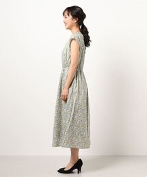 美品！Te chichi リバティ柄アソートウエスト切替ワンピース Te chichi（テチチ）の「リバティ柄アソートウエスト切替