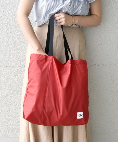 Drifter（ドリフター）の「Drifter:エコトートバッグ（エコバッグ/サブバッグ・レディース・ベージュ/ホワイト/レッド/ネイビー・ONE SIZE）」の4枚目の写真