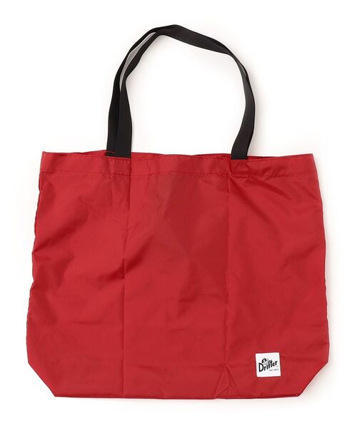 Drifter（ドリフター）の「Drifter:エコトートバッグ（エコバッグ/サブバッグ・レディース・ベージュ/ホワイト/レッド/ネイビー・ONE SIZE）」の9枚目の写真