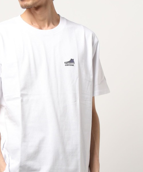 CONVERSE(コンバース)の「【CONVERSE】プリントTシャツ(Tシャツ/カットソー・メンズ・ホワイト/その他5/ベージュ/その他7/その他9/その他3/グリーン/その他2/ブルー/ブラック/ピンク/その他1・L/M/XL/S)」の9枚目の写真