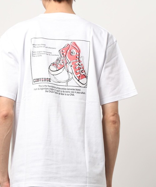 CONVERSE(コンバース)の「【CONVERSE】プリントTシャツ(Tシャツ/カットソー・メンズ・ホワイト/その他5/ベージュ/その他7/その他9/その他3/グリーン/その他2/ブルー/ブラック/ピンク/その他1・L/M/XL/S)」の10枚目の写真