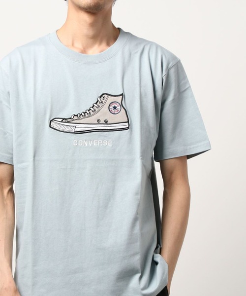 CONVERSE(コンバース)の「【CONVERSE】プリントTシャツ(Tシャツ/カットソー・メンズ・ホワイト/その他5/ベージュ/その他7/その他9/その他3/グリーン/その他2/ブルー/ブラック/ピンク/その他1・L/M/XL/S)」の12枚目の写真