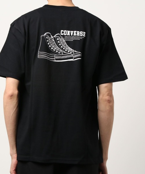 CONVERSE(コンバース)の「【CONVERSE】プリントTシャツ(Tシャツ/カットソー・メンズ・ホワイト/その他5/ベージュ/その他7/その他9/その他3/グリーン/その他2/ブルー/ブラック/ピンク/その他1・L/M/XL/S)」の3枚目の写真