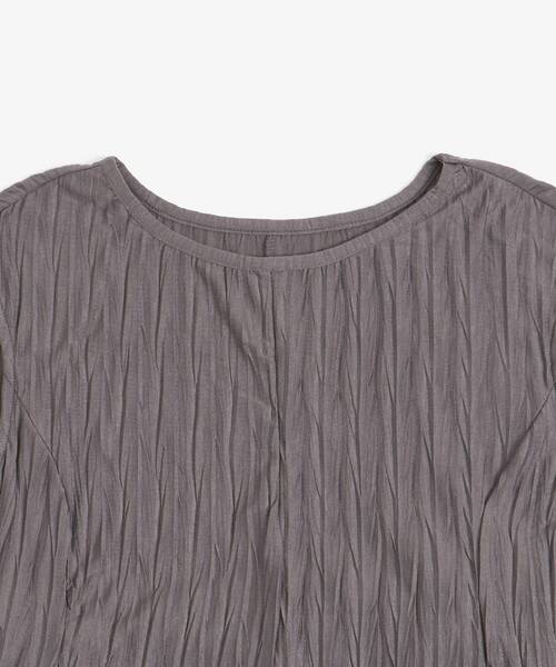 le.coeur blanc（ルクールブラン）の「テンジクプリーツワンピース（ワンピース・レディース・ブラック/モカ・38）」の20枚目の写真