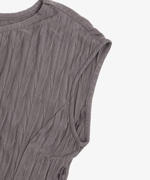 le.coeur blanc（ルクールブラン）の「テンジクプリーツワンピース（ワンピース・レディース・ブラック/モカ・38）」の21枚目の写真