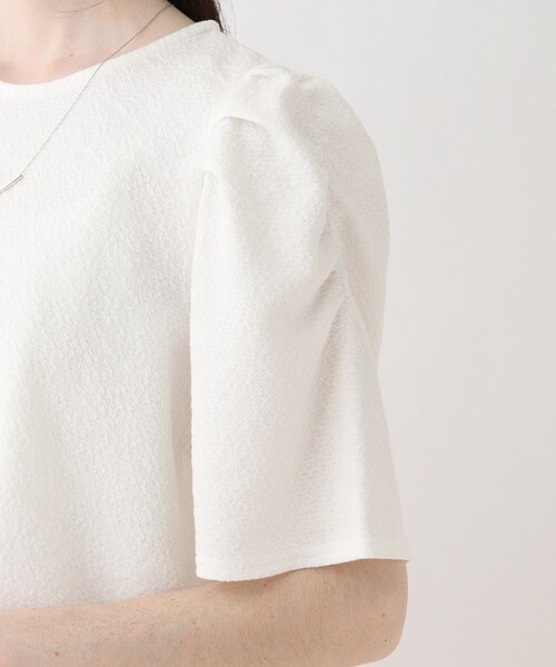 Cutie Blonde（キューティーブロンド）の「◆【S-L/2点セット】ネックレス付きカットソー（Tシャツ/カットソー・レディース・ブラック/イエロー/オフホワイト・01/03/02）」の10枚目の写真