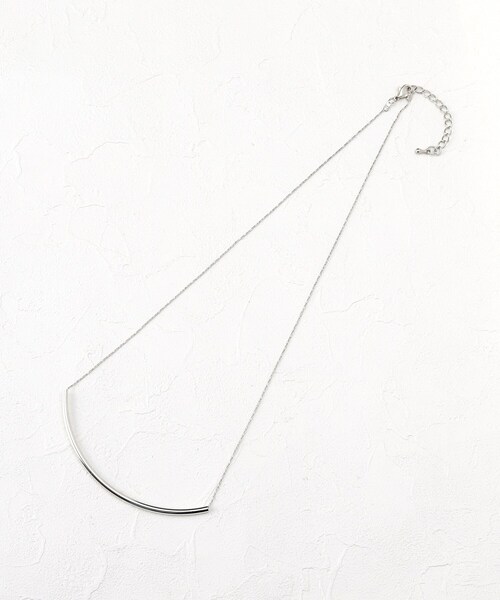 Cutie Blonde（キューティーブロンド）の「◆【S-L/2点セット】ネックレス付きカットソー（Tシャツ/カットソー・レディース・ブラック/イエロー/オフホワイト・01/03/02）」の14枚目の写真