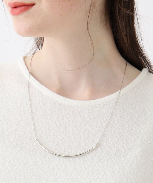 Cutie Blonde（キューティーブロンド）の「◆【S-L/2点セット】ネックレス付きカットソー（Tシャツ/カットソー・レディース・ブラック/イエロー/オフホワイト・01/03/02）」の17枚目の写真