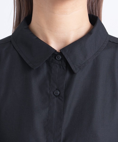 kutir（クティール）の「半袖シャツワンピ―ス（シャツワンピース・レディース・ホワイト/ブラック/サックスブルー・FREE）」の19枚目の写真