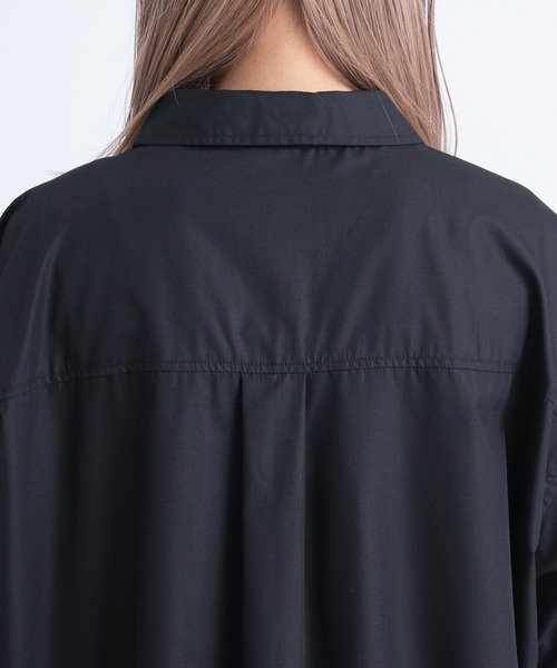 kutir（クティール）の「半袖シャツワンピ―ス（シャツワンピース・レディース・ホワイト/ブラック/サックスブルー・FREE）」の22枚目の写真
