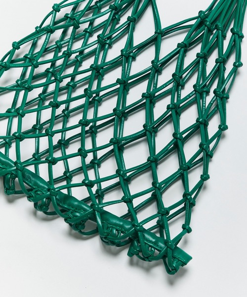 WHO'S WHO gallery（フーズフーギャラリー）の「マクラメBAG（ハンドバッグ・レディース・オレンジ/グリーン・FREE）」の15枚目の写真