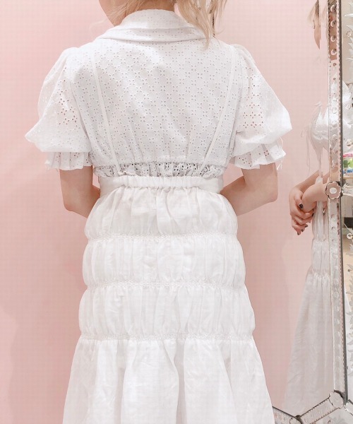 PAIN(ペイン)の「ダンガリーロングキャミドレス(ワンピース・レディース・ブラック/ライトブルー/ホワイト・FREE)」の8枚目の写真