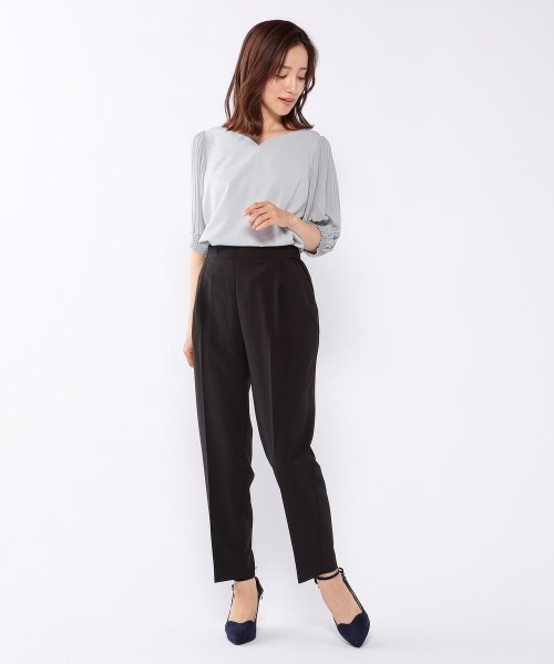 MISCH MASCH（ミッシュマッシュ）の「袖消しプリーツブラウス（シャツ/ブラウス・レディース・ブラック/ホワイト/ライトブルー/ピンク・MEDIUM）」の12枚目の写真