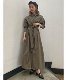 dazzlin | ステッチアートシャツワンピース(ワンピース)