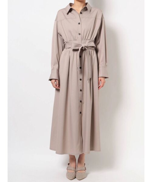 dazzlin（ダズリン）の「ステッチアートシャツワンピース（ワンピース・レディース・ブラック/ベージュ/インディゴブルー/モカ/その他1・FREE）」の20枚目の写真