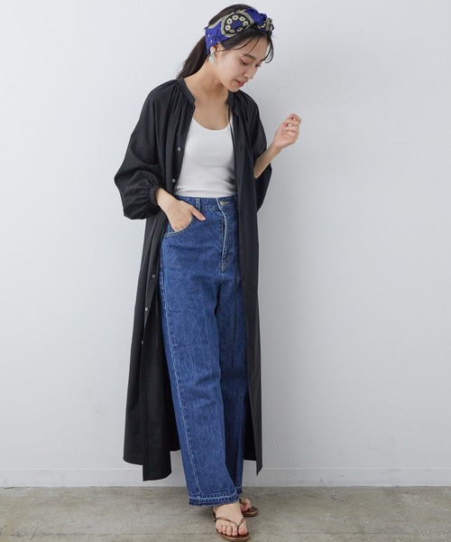 サロンアダムエロペワンピース　美品 楽天市場】【WEB限定】コットンシルクノースリーブギャザー