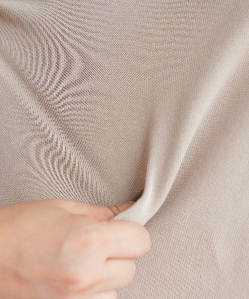 BEARDSLEY(ビアズリー)の「ゆったりニットワンピース(ワンピース・レディース・ブラック/ベージュ・FREE)」の8枚目の写真
