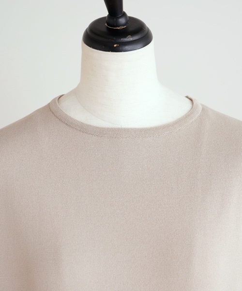 BEARDSLEY(ビアズリー)の「ゆったりニットワンピース(ワンピース・レディース・ブラック/ベージュ・FREE)」の16枚目の写真