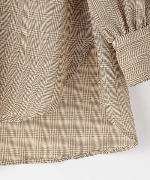 green label relaxing(グリーンレーベルリラクシング)の「チェック スタンド フリル ネック ブラウス(シャツ/ブラウス・レディース・その他1・FREE)」の14枚目の写真